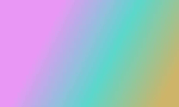 Ontwerp Eenvoudige Roze Cyaan Geel Verloop Kleur Illustratie Achtergrond Zeer — Stockfoto