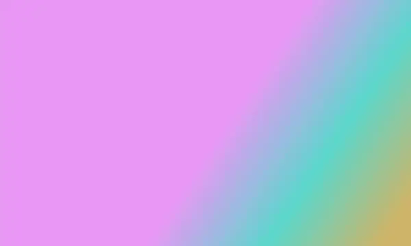 Ontwerp Eenvoudige Roze Cyaan Geel Verloop Kleur Illustratie Achtergrond Zeer — Stockfoto