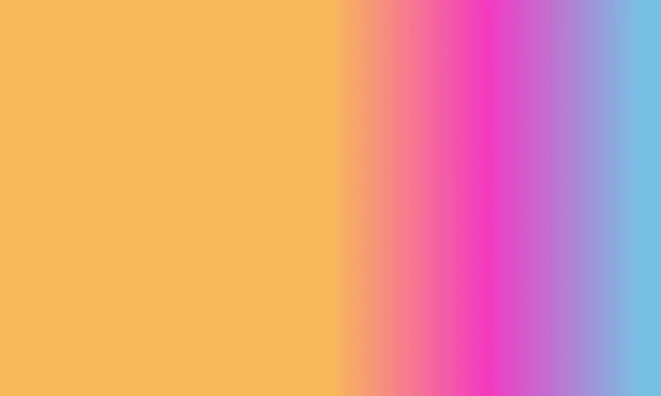 stock image Design simple orange,blue and pink gradient color illustration background very cool