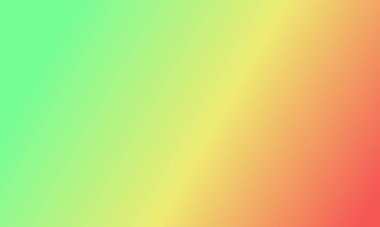 Basit yeşil, sarı ve kırmızı gradyan renk çizimi arka planı tasarla.