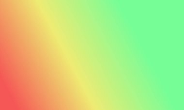 Basit yeşil, sarı ve kırmızı gradyan renk çizimi arka planı tasarla.