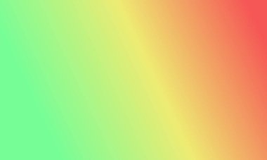 Basit yeşil, sarı ve kırmızı gradyan renk çizimi arka planı tasarla.