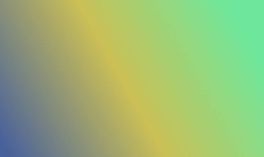 Basit sarı, yeşil ve lacivert gradyan renk çizimi tasarla. Çok havalı.