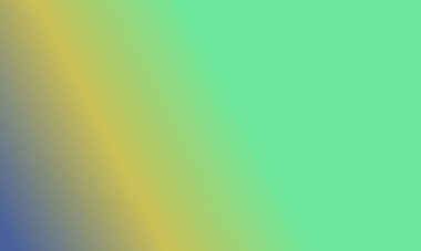 Basit sarı, yeşil ve lacivert gradyan renk çizimi tasarla. Çok havalı.