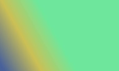 Basit sarı, yeşil ve lacivert gradyan renk çizimi tasarla. Çok havalı.