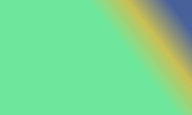 Basit sarı, yeşil ve lacivert gradyan renk çizimi tasarla. Çok havalı.