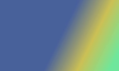 Basit sarı, yeşil ve lacivert gradyan renk çizimi tasarla. Çok havalı.