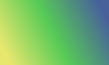 Basit sarı, yeşil ve lacivert gradyan renk çizimi tasarla. Çok havalı.