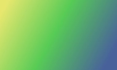 Basit sarı, yeşil ve lacivert gradyan renk çizimi tasarla. Çok havalı.