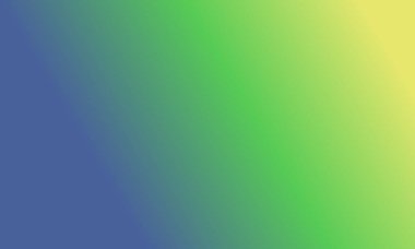 Basit sarı, yeşil ve lacivert gradyan renk çizimi tasarla. Çok havalı.