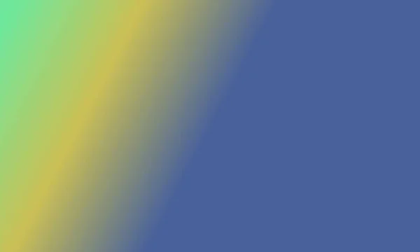 Design Einfachen Gelben Grünen Und Marineblauen Farbverlauf Illustration Hintergrund Sehr — Stockfoto