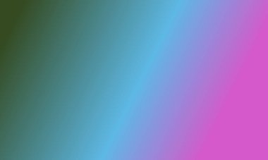 Basit bir ordu yeşili, Cyan ve Pembe gradyan renk çizimi tasarla. Çok havalı.