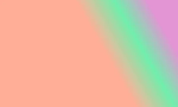 Ontwerp Eenvoudige Perzik Groen Roze Verloop Kleur Illustratie Achtergrond Zeer — Stockfoto
