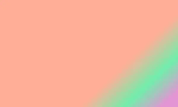 Σχεδιασμός Απλό Ροδακινί Πράσινο Και Ροζ Χρώμα Κλίση Εικονογράφηση Φόντο — Φωτογραφία Αρχείου