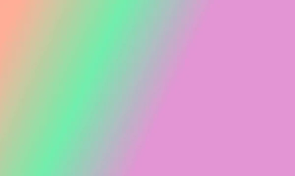 Дизайн Простой Персик Зеленый Розовый Градиент Цвета Иллюстрации Фон Здорово — стоковое фото