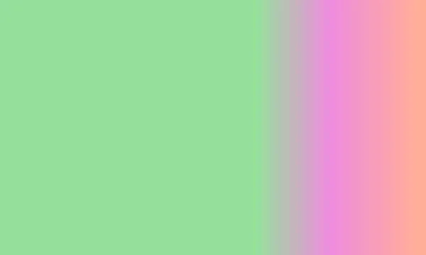Design Einfache Pfirsich Grün Und Rosa Farbverlauf Illustration Hintergrund Sehr — Stockfoto