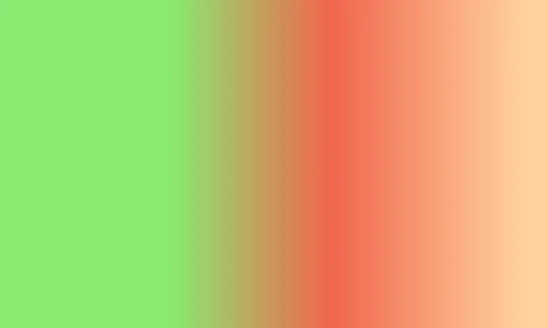 Ontwerp Eenvoudige Perzik Groen Rood Verloop Kleur Illustratie Achtergrond Zeer — Stockfoto