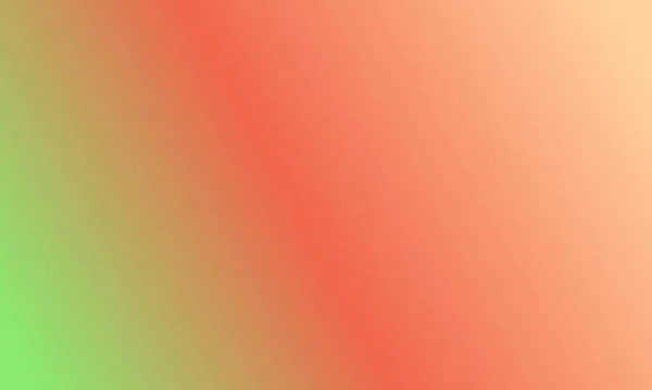 Дизайн Простой Персик Зеленый Красный Градиент Цвета Иллюстрации Фон Здорово — стоковое фото