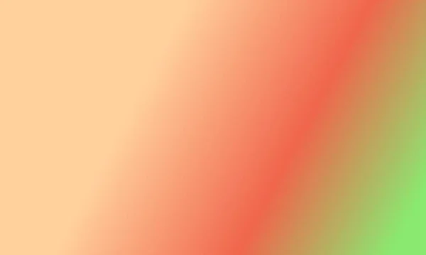 Design simple peach,green and red gradient color illustration background very cool