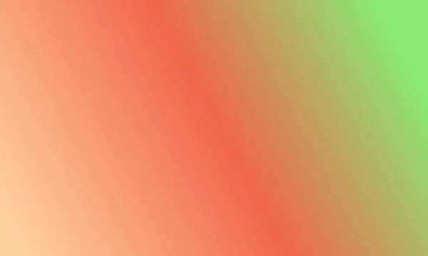 Projekt Prosty Brzoskwinia Zielony Czerwony Gradient Kolor Ilustracja Tło Bardzo — Zdjęcie stockowe