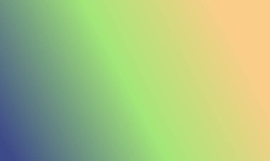 Basit bir lacivert, şeftali ve yeşil gradyan renk çizimi tasarla.