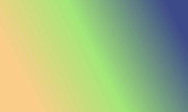 Basit bir lacivert, şeftali ve yeşil gradyan renk çizimi tasarla.