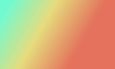 Basit kestane rengi, cyan ve sarı gradyan renk çizelgesi tasarla. Çok havalı.