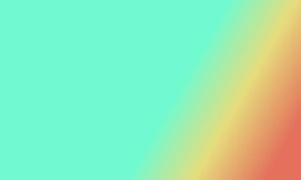 Design Einfache Kastanienbraun Cyan Und Gelb Farbverlauf Illustration Hintergrund Sehr — Stockfoto