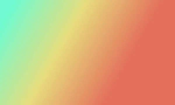 Ontwerp Eenvoudige Kastanjebruin Cyaan Geel Verloop Kleur Illustratie Achtergrond Zeer — Stockfoto