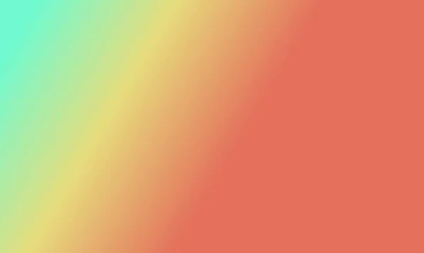 Ontwerp Eenvoudige Kastanjebruin Cyaan Geel Verloop Kleur Illustratie Achtergrond Zeer — Stockfoto