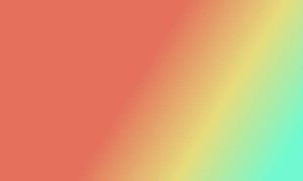 Design Einfache Kastanienbraun Cyan Und Gelb Farbverlauf Illustration Hintergrund Sehr — Stockfoto