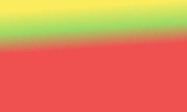 Basit açık sarı, açık yeşil ve kırmızı gradyan arkaplan çizimi çok havalı.