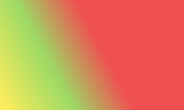 Basit açık sarı, açık yeşil ve kırmızı gradyan arkaplan çizimi çok havalı.