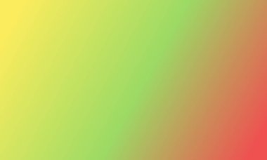 Basit açık sarı, açık yeşil ve kırmızı gradyan arkaplan çizimi çok havalı.