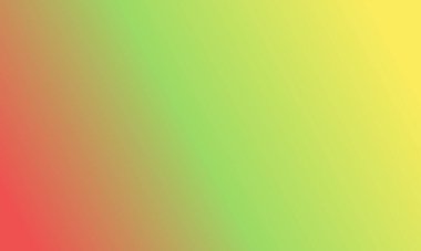 Basit açık sarı, açık yeşil ve kırmızı gradyan arkaplan çizimi çok havalı.