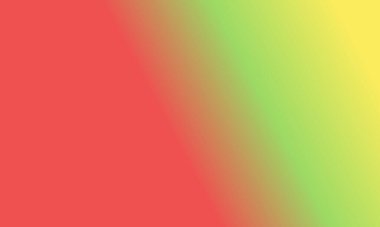 Basit açık sarı, açık yeşil ve kırmızı gradyan arkaplan çizimi çok havalı.