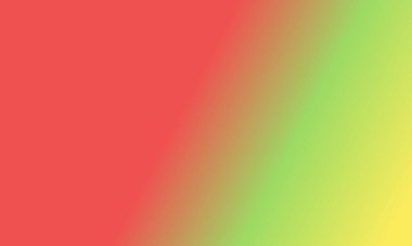 Basit açık sarı, açık yeşil ve kırmızı gradyan arkaplan çizimi çok havalı.