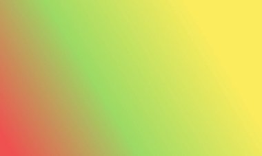 Basit açık sarı, açık yeşil ve kırmızı gradyan arkaplan çizimi çok havalı.