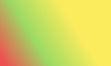 Basit açık sarı, açık yeşil ve kırmızı gradyan arkaplan çizimi çok havalı.