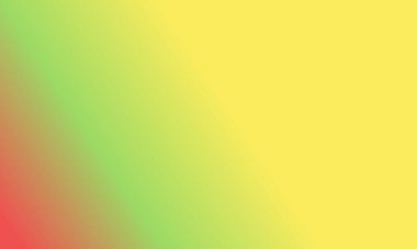 Basit açık sarı, açık yeşil ve kırmızı gradyan arkaplan çizimi çok havalı.