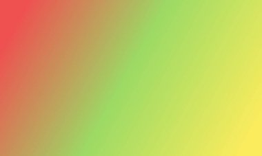 Basit açık sarı, açık yeşil ve kırmızı gradyan arkaplan çizimi çok havalı.