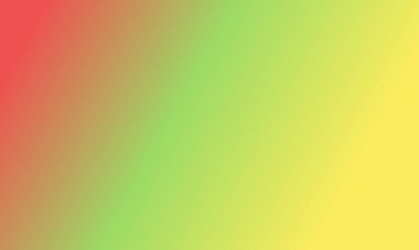 Basit açık sarı, açık yeşil ve kırmızı gradyan arkaplan çizimi çok havalı.