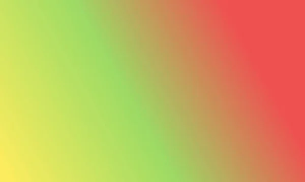Ontwerp Eenvoudige Licht Geel Licht Groen Rood Verloop Kleur Illustratie — Stockfoto