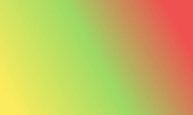 Basit açık sarı, açık yeşil ve kırmızı gradyan arkaplan çizimi çok havalı.