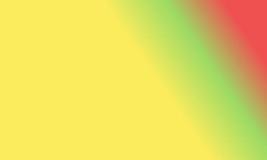 Basit açık sarı, açık yeşil ve kırmızı gradyan arkaplan çizimi çok havalı.