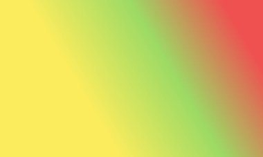 Basit açık sarı, açık yeşil ve kırmızı gradyan arkaplan çizimi çok havalı.