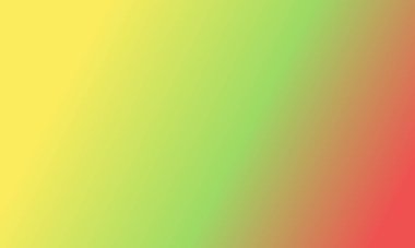 Basit açık sarı, açık yeşil ve kırmızı gradyan arkaplan çizimi çok havalı.