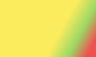 Basit açık sarı, açık yeşil ve kırmızı gradyan arkaplan çizimi çok havalı.