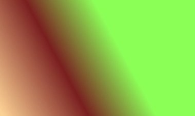 Basit açık yeşil, şeftali ve kestane rengi gradyan arkaplan tasarımı çok havalı