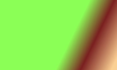 Basit açık yeşil, şeftali ve kestane rengi gradyan arkaplan tasarımı çok havalı